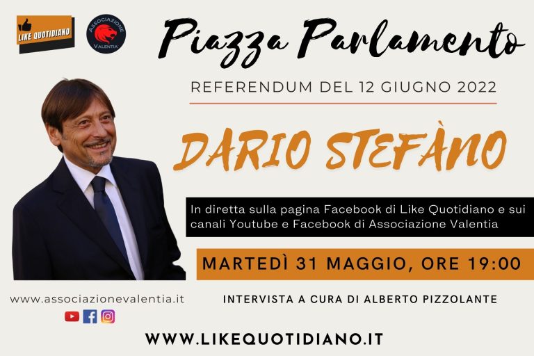 Piazza Parlamento: intervista al Senatore Dario Stefàno