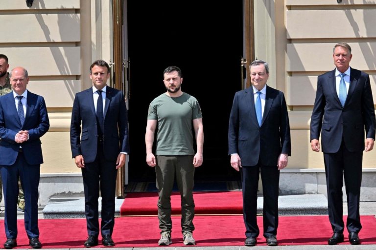 Draghi, Macron e Scholz in Ucraina: le dichiarazioni