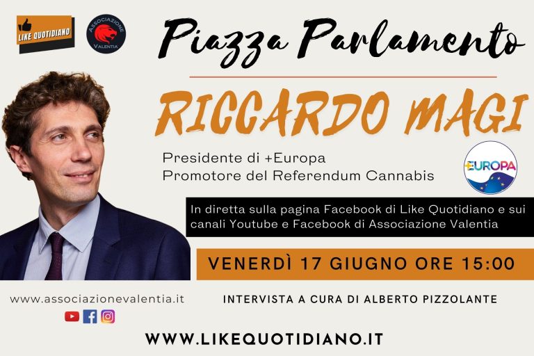 Piazza Parlamento: appuntamento con Riccardo Magi