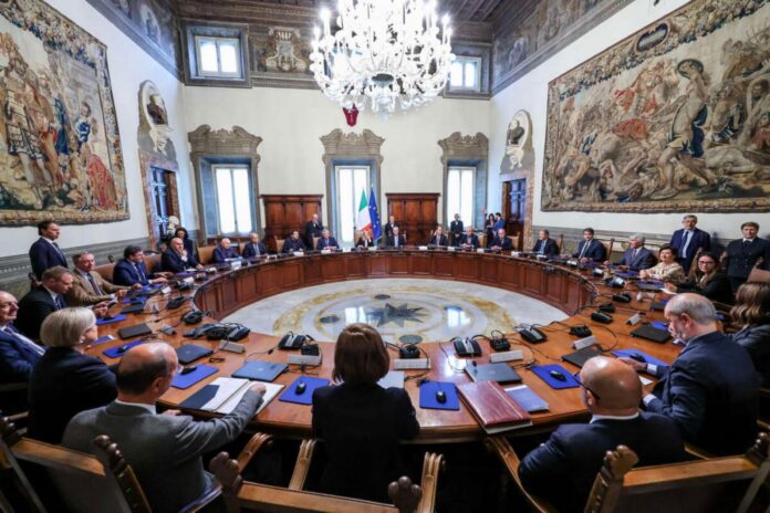 consiglio dei ministri governo Meloni