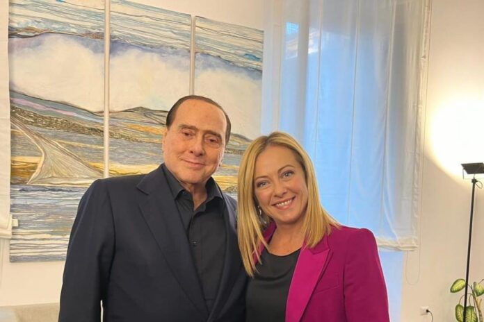 incontro berlusconi meloni governo