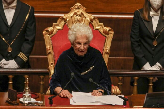 liliana segre presidente del senato